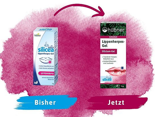 Lippenherpes Gel im neuen Design